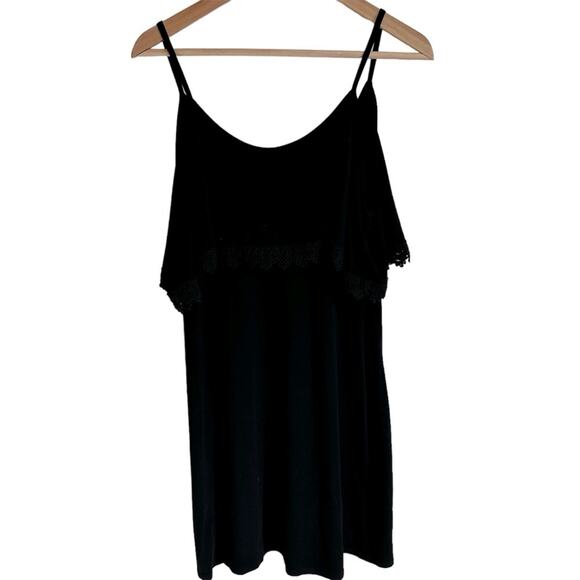 Diosa women’s cold shoulder dress small black‎ - Picture 1 of 7